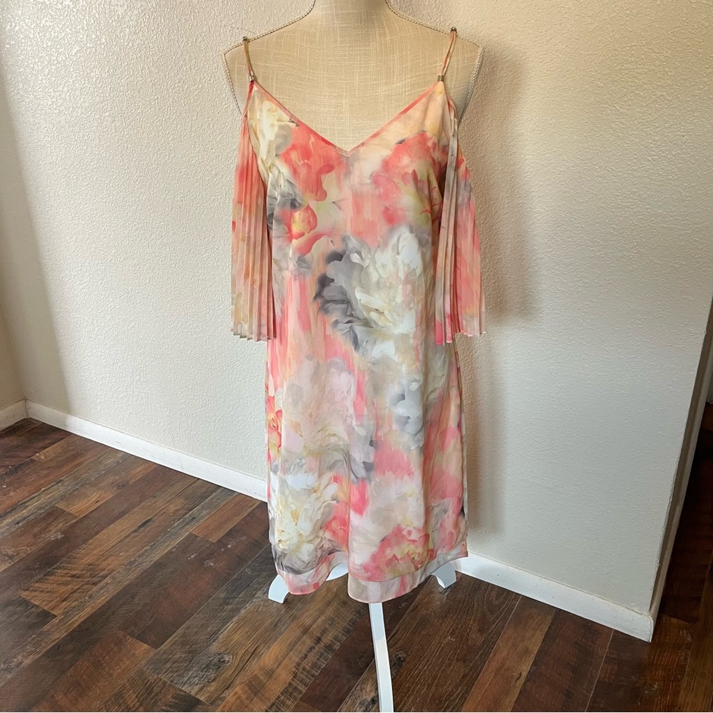 White House Black Market Women's Floral Off-Shoulder Dress - Size 6